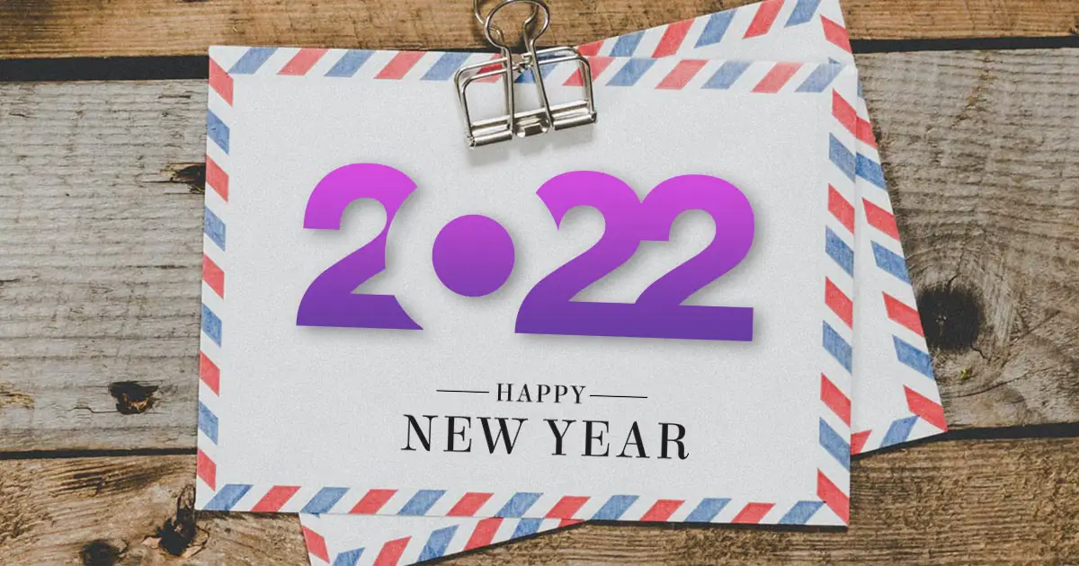 New year greetings 2022