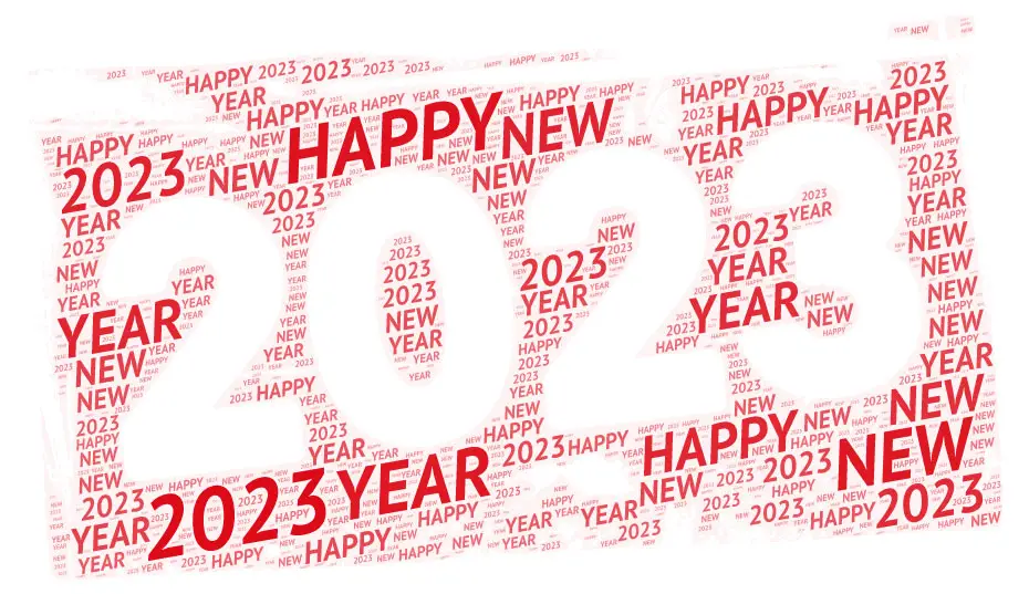 Congratulations new year 2023 card