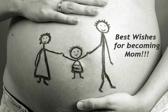 Free best wishes ecard for pregnant woman